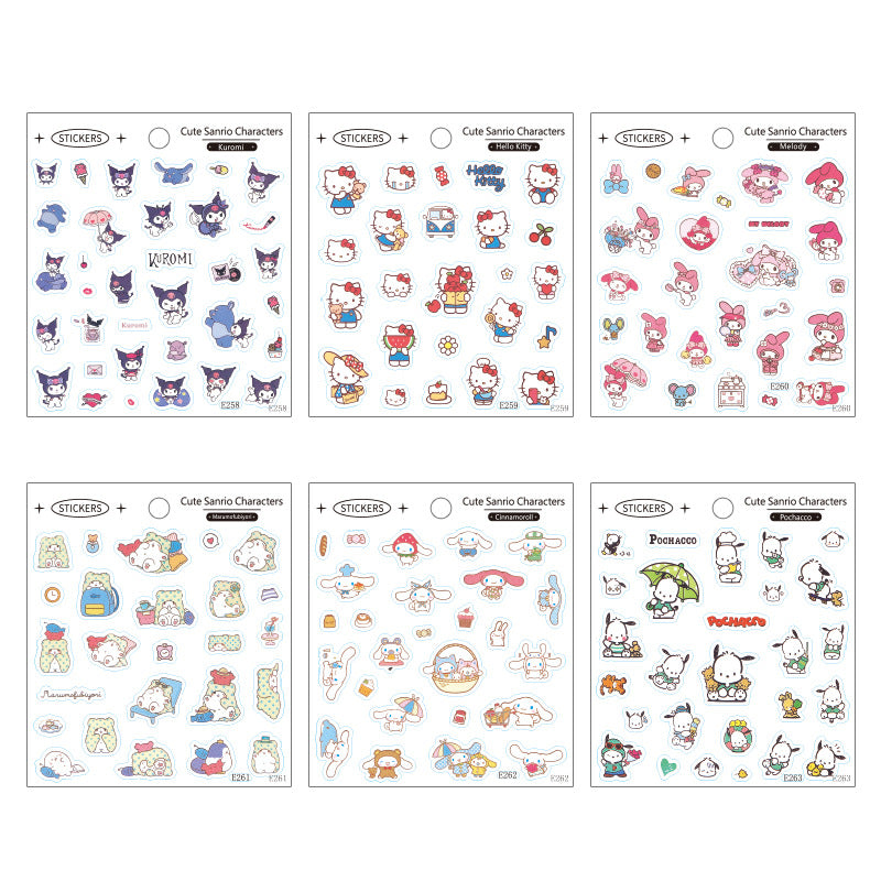 Cute Sanrio Sticker (1 Sheet)