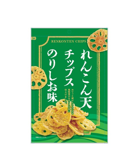 Daiko Renkonten Lotus Root Tempura Chips Seaweed & Salt (50G)