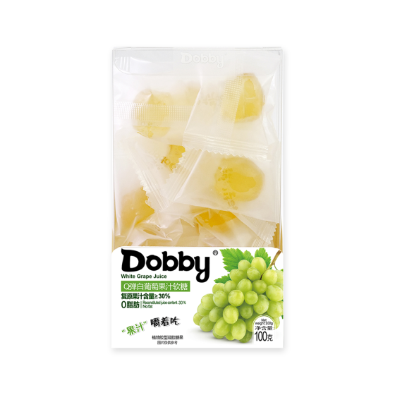 Dobby White Grape Gummy (100G)