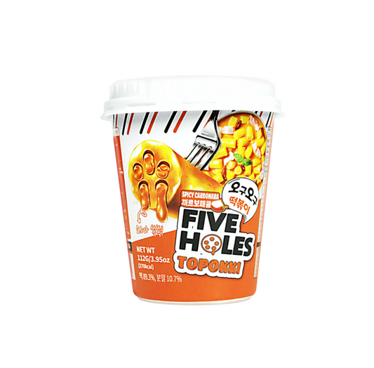 5穴スパイシーカルボナーラトッポッキ餅（112g）