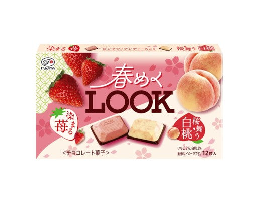 Fujiya Look Spring Peach & Strawberry Chocolate (46G)