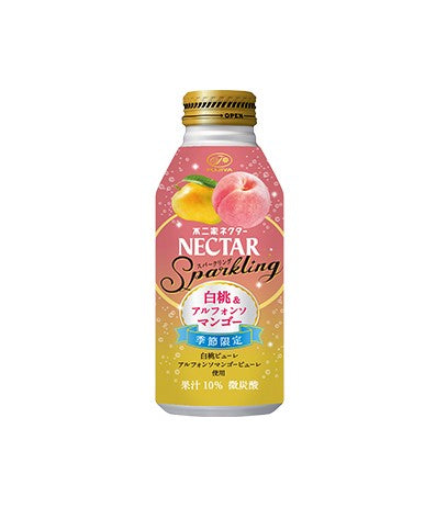 Fujiya Nectar Sparkling White Peach & Alphonso Mango (380ML)