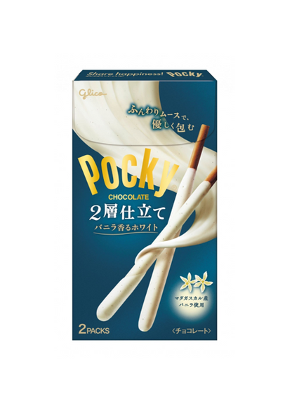 Glico Pocky 2 Layer Vanilla Chocolate (85G)