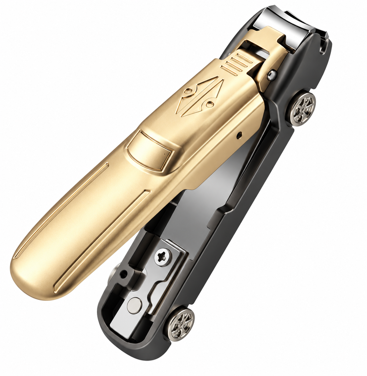 Car Shaped Stainless Steel Splash-Proof Nail Clipper