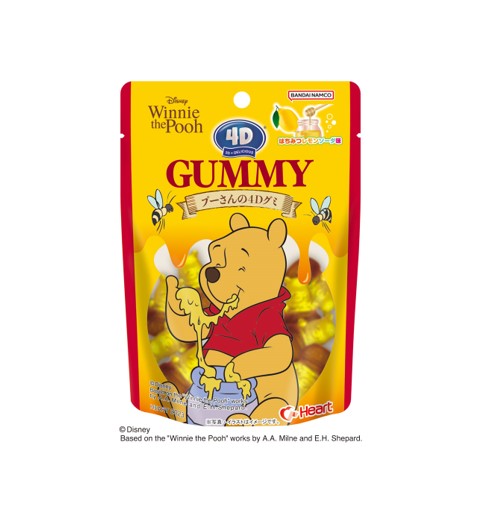 Heart 4D Gummy Winnie the Pooh (72G)