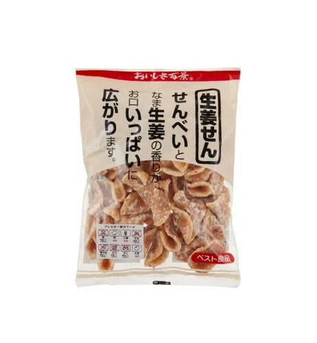 Craquelins de riz Hyakkei Shoga Gingembre Senbei (110G)