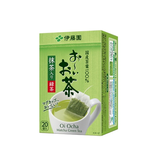 伊藤園 お〜いお茶 抹茶入り緑茶 (20袋/40g) [賞味期限：2027年2月]
