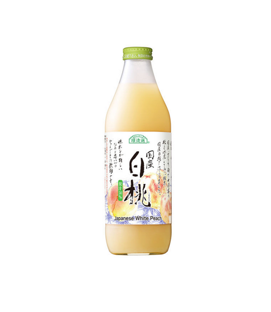純造選 日本の白桃ジュース (1L) [賞味期限: 2026.11.07]
