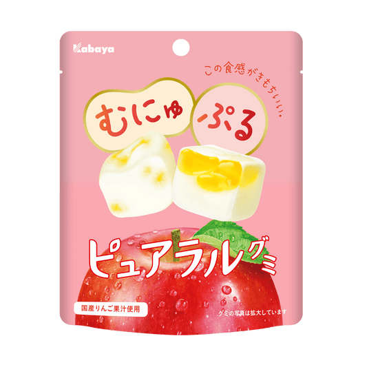 カバヤ ピュアラルアップルグミ (58G)