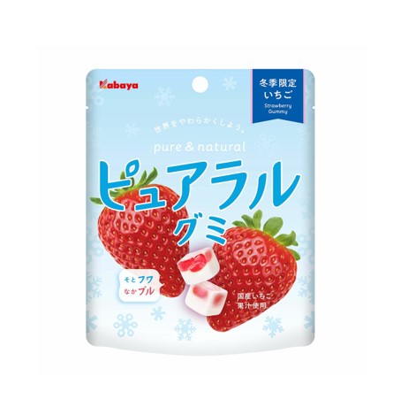 Kabaya Pureral Strawberry Gummy (58G)