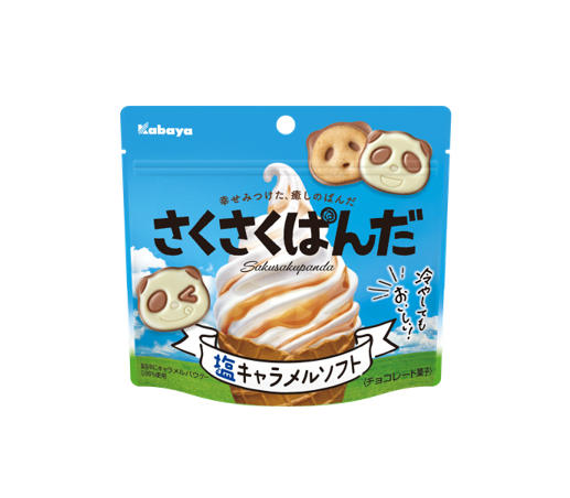 Kabaya Saku Saku Panda Caramel Salé Soft Serve (43G)