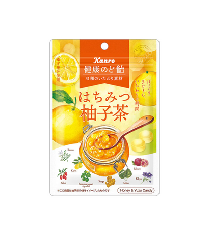 カンロ すこやかなのど飴 はちみつゆず茶味（80g）
