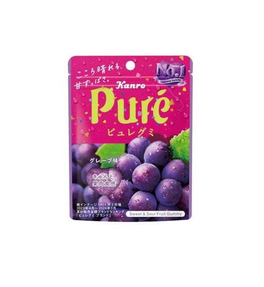 Kanro Pure Gummy Grape (56G)