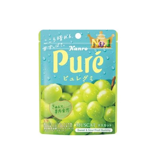 カンロ ピュレグミ マスカット (56G) [賞味期限: 2027.02]
