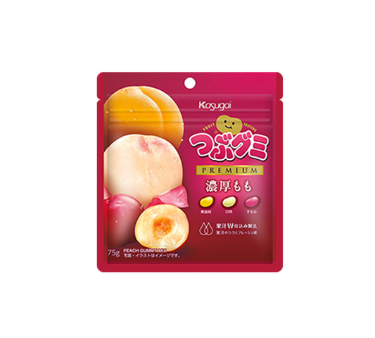 Kasugai Premium Peach Jelly Bean (75G)