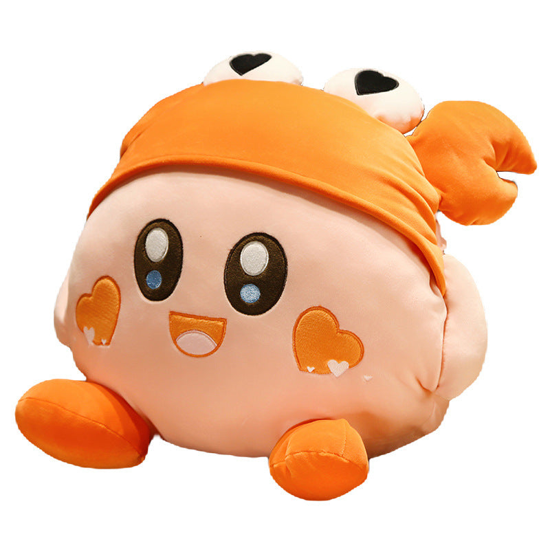 Kirby Crab Plush + Hand Warmer