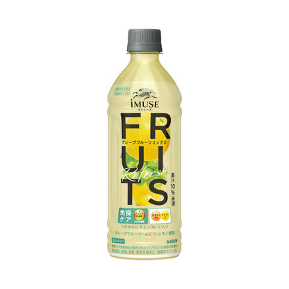 Kirin iMUSE Fruits Refresh Grapefruit Mix (500ML) [Best Before Date: 2027.03]