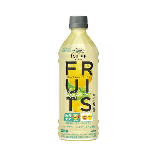 Kirin iMUSE Fruits Refresh Pamplemousse Mix (500ML) [À consommer de préférence avant le : 2027.03]