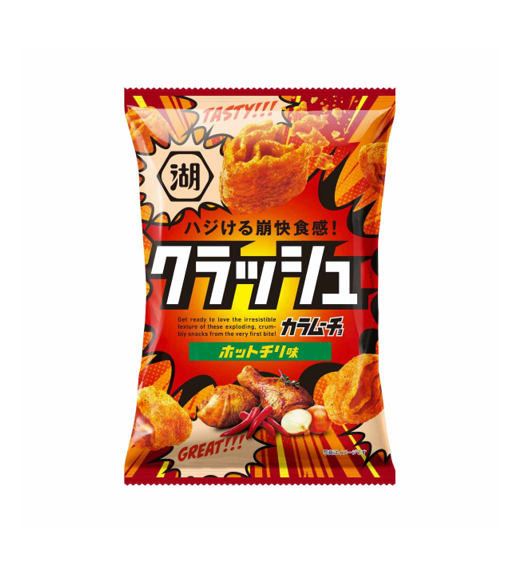 Koikeya Karamuncho Crash Hot Chili Flavour Potato Chips (40G)