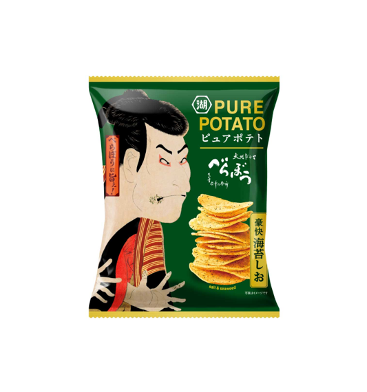 Algues salées pures de pommes de terre Koikeya (50 g)