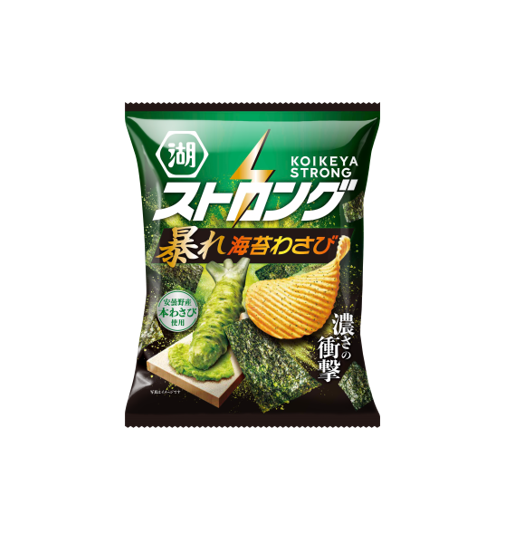 Kojima Strong Potato Chips Seaweed Wasabi (53G)