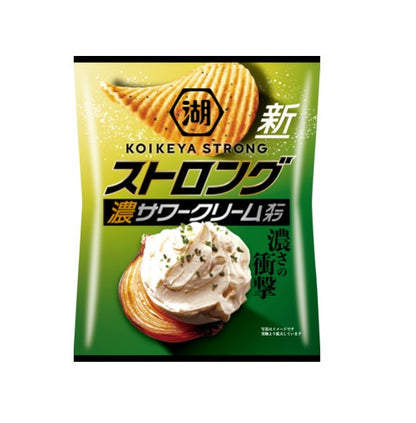 Koikeya Strong Potato Chips Sour Cream Onion (56G)