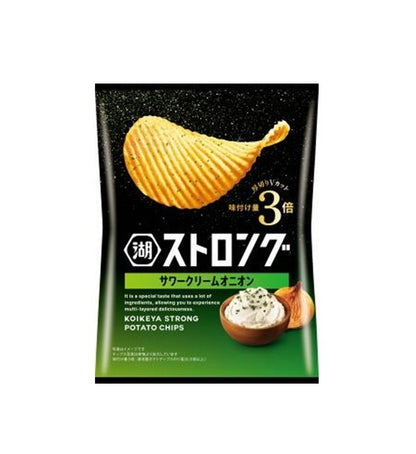 Koikeya Strong Potato Chips Sour Cream Onion (53G)