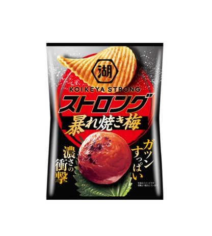 Koikeya Strong Potato Chips Rôti Ume Prune (52G)