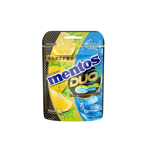 Kracie Mentos Duo Sour Lemon & Soda (45G)