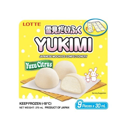 Lotte Yukimi Yuzu Mochi Ice Cream