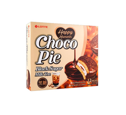 Lotte Choco Pie Black Sugar Milk Tea [Best Before Date: 2027.04.16]