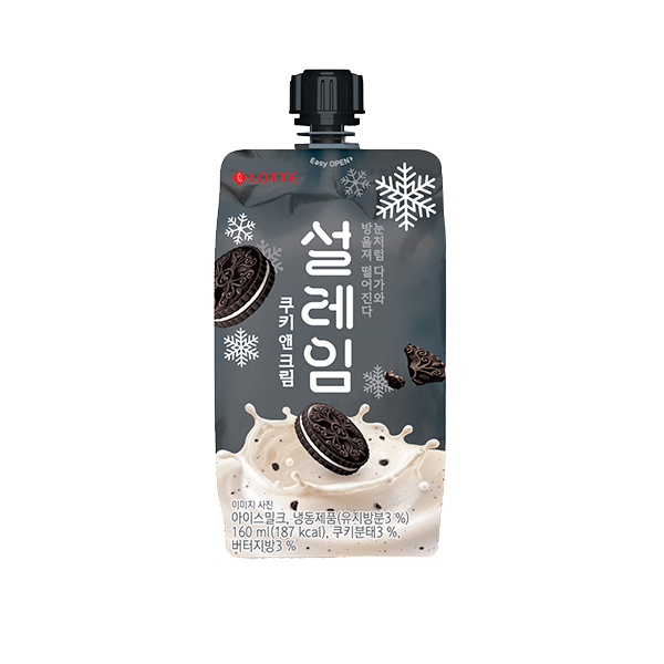 Lotte Snow Ice Cookie &amp; Cream