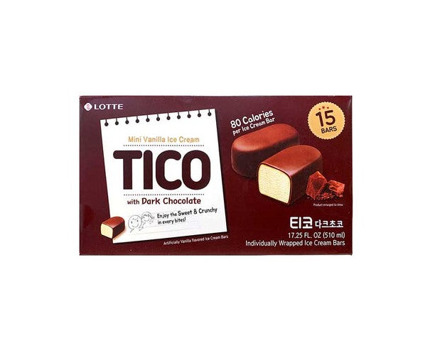 Lotte Tico with Dark Chocolate