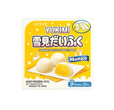 Lotte Yukimi Mango Mochi Ice Cream