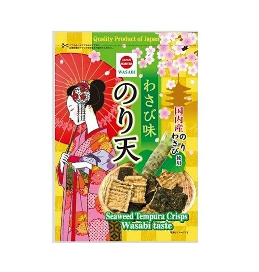 Maruka Maiko Tempura Seaweed Snack Wasabi (125G)