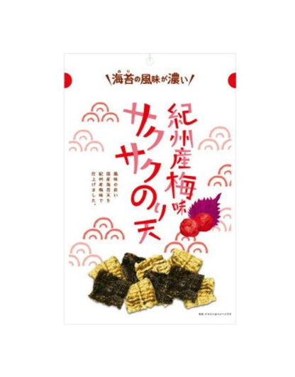 Maruka Kishu Plum & Red Shisho Tempura Seaweed Snack (68G)