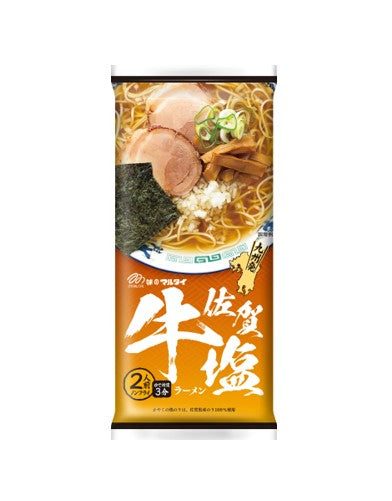 マルタイ 佐賀牛塩ラーメン(2食/185G)