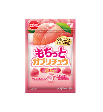 Meiji Meigum Mochi Gaburichu Peach Gummy (35G) [Best Before Date: 2027.04]