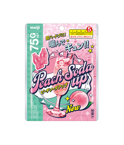 Meiji Peach Soda Up Gummy (75G)