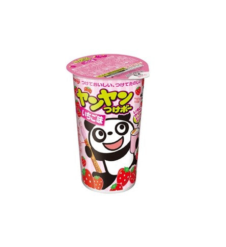 Meiji Yang Yang Tsukebo Strawberry Dipping Biscuit Stick (48G)