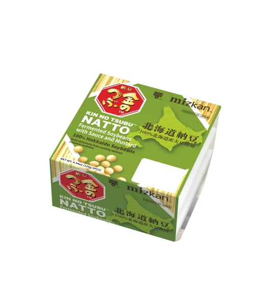 FZN: Mizkan Kin No Tsubu Natto 100% Hokkaido (3 boîtes/126G)