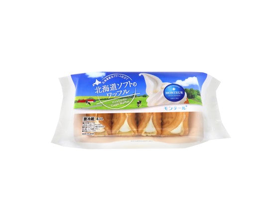 Gaufres à la crème Monteur Hokkaido (117G)