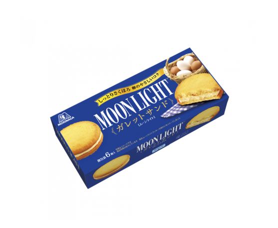 Morinaga Sandwich Galette Au Clair De Lune (162G)