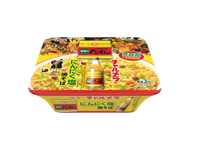 Myojo Charumera Aomori Stamina Shioyaki Sauce Ail Sel Yakisoba (113G)