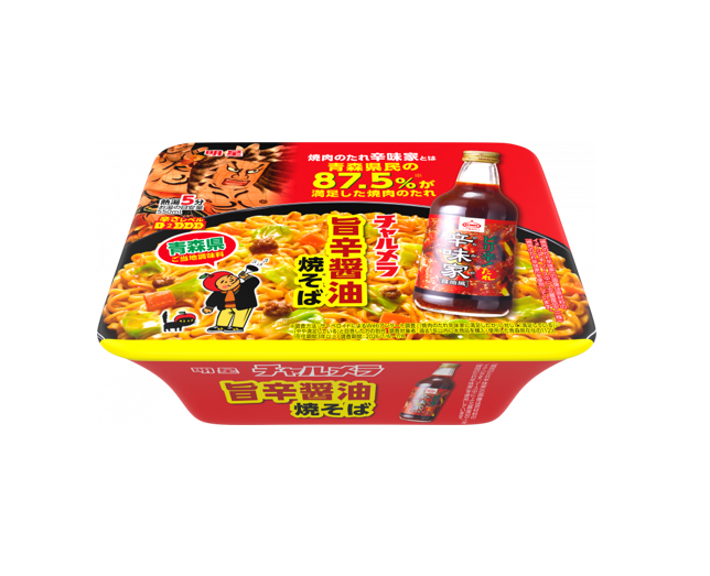 Myojo Charumera Yakiniku Sauce Spicy Soy Sauce Yakisoba (108G) [Best Before Date: 2027.01.17]