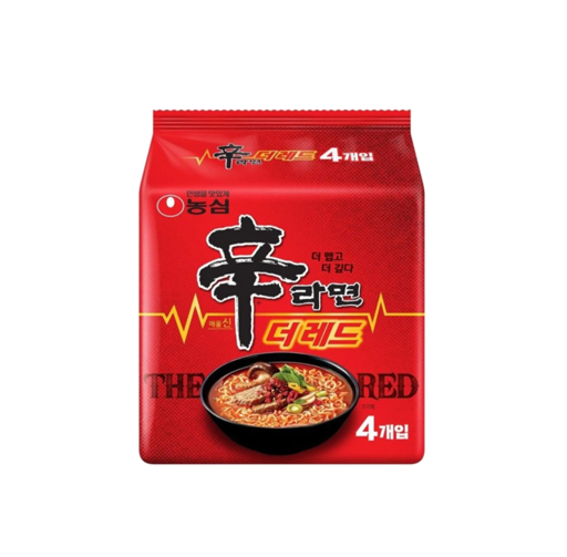 Ramyun de bœuf épicé et rouge de Nongshim Shin