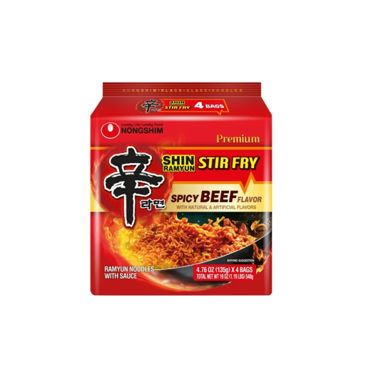 Nongshim Shin Stir Fry Spicy Beef