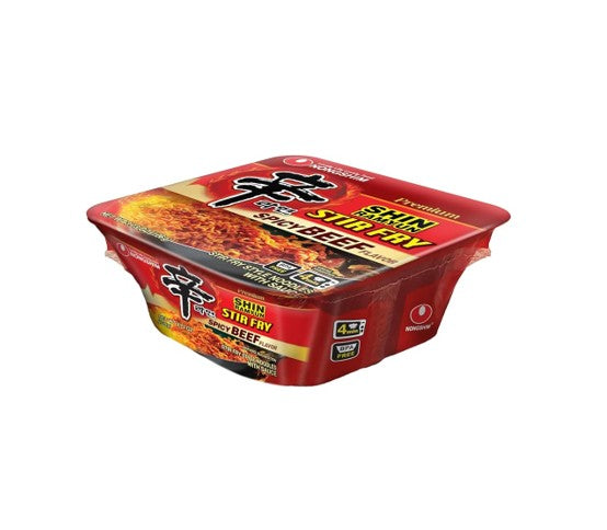 Nongshim Shin Stir Fry Spicy Beef Bowl (106G)