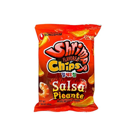 Chips aux crevettes Nongshim Salsa Picante (45 g)