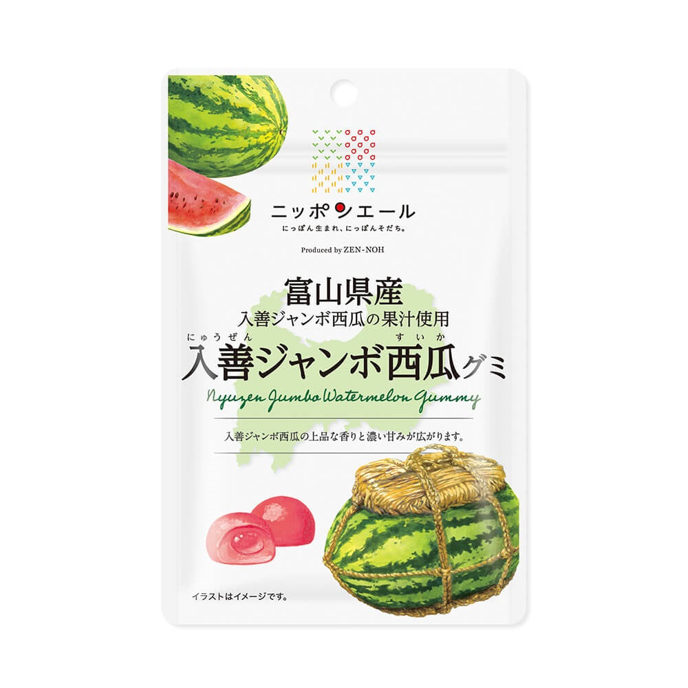 Nippon Ale Nyuzen Jumbo Watermelon Gummy (40G)